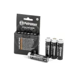 Li-Ion akumuliatoriai 18650, 3450 mAh, 4 vnt. rinkinys (LED žibintui Petromax LM500)