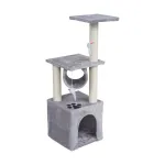 REBEL RA-1002 ZOO katėms skirta draskymo stulpas 92 cm, pilkas