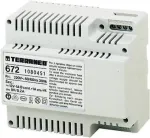 LEGRAND bticino 672 maitinimo &scaron;altinis durų vaizdo sistemoms, 230V AC į 8V DC / 12V AC, 1.2A, DIN bėgiui, baltas