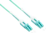 Good Connections OM3 Duplex LC/LC Uniboot optinis komutacinis kabelis, 50/125&micro;m, LSZH, aqua, 5m LW-U805LC3