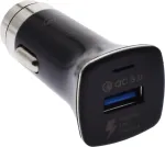 2GO 795955 Automobilinis įkroviklis Mobiliesiems Įrenginiams, Juodas, Auto