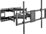 SpeaKa Professional SP-TVM-1300 TV sieninis laikiklis 60-120 colių televizoriams, pakreipiamas ir pasukamas, 120 kg apkrova, juodas