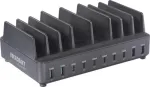 Voltcraft UC-240W01 240W USB įkrovimo stotis su 6x USB-C PD ir 4x USB-A QC, juoda