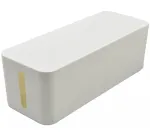 Exertis Connect didelis kabelių tvarkymo dėklas elektros ilgintuvams, baltas, 400 x 160 x 135 mm 573423