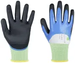 Honeywell CoreShield Double apsauginės pir&scaron;tinės nuo įpjovimų, 6 dydis, pilkos/juodos, 1 pora 23-0D23W/06