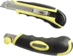 Br&uuml;der Mannesmann universalus pjaustymo peilis su Softgrip, automatinis a&scaron;menų reguliavimas, 18 mm lūžtantis a&scaron;menų peilis, 60100