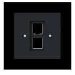 Busch-Jaeger centrinė plok&scaron;tė su atraminiu žiedu moduliniam lizdui 2561-02-45M 2CKA001753A9929