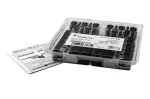 Teleg&auml;rtner J00026A2113 RJ45 Cat.6A lauko montavimo ki&scaron;tukas, ekranuotas, IP67, nerūdijančio plieno, juodas