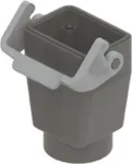 ILME TMAV06LG25 auk&scaron;to profilio T tipo jungties korpusas, 6B dydis, vienas fiksatorius, M25 tiesi įvado anga, pilkas