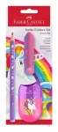 Faber-Castell Unicorn Jumbo ra&scaron;ymo rinkinys, violetinis, 3 dalys, 3 mm &scaron;vinas, ergonomi&scaron;ka trikampė rankena 111528