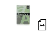 Spalvotas popierius Double A, 80g, A4, 500 lapų, Smaragdinis