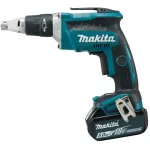 Atsuktuvas Makita DFS452RTJ &ndash; Belaidis &ndash; 1/4 colio &scaron;e&scaron;iakampis antgalis &ndash; 2 akumuliatoriai &ndash; 18 V
