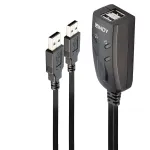 Lindy 2 prievadų USB klaviatūros ir pelės perjungiklis KM