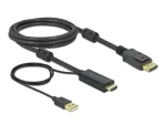 HDMI į DisplayPort kabelis DeLOCK 85964 4K 30 Hz 2 m
