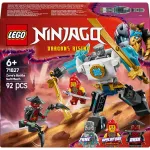 LEGO NINJAGO rinkinys 71827 Zane's Battle Suit Mech, 92 detalės, 2 minifigūrėlės, auk&scaron;tis 100 mm, amžius 6+