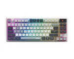 Mechaninė be laidų žaidimų klaviatūra MSI FORGE GK600 TKL belaidė USB + Bluetooth QWERTY UK anglų RGB mėlyna/balta