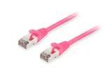 Equip Cat.6A S/FTP Patch kabelis RJ-45 15m rožinis