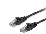 Patch kabelis Equip Cat.6A RJ-45 U/UTP 0,25 m Juodas