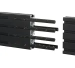 Prailginimo komplektas montavimo bėgiui B-Tech BT8390 juodas 12mm plotis 8mm gylis 180mm ilgis