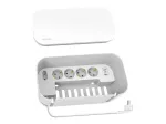 LogiLink LPS281U ki&scaron;tukinis lizdas 4 saugūs lizdai 2 USB-A 1 USB-C balta