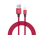 USB-C į Lightning laidas Devia Pheez Series 1 m &ndash; Raudonas, 1A / USB Power Delivery suderinamas