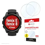 E.V.I Displex Glass apsauginis ekrano stiklas, skirtas Garmin fenix E/fenix 8 43 mm