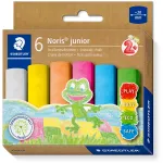 Pie&scaron;tukinė kreida Staedtler 2365 C6 Noris junior, įvairių spalvų, 20 mm skersmens, 1 vnt.