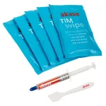 Akasa TIM Wipe Kit valymo servetėlės + termopasta