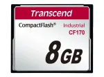 Transcend Industrial - Flash atminties kortelė - 8GB - 170x - CompactFlash (TS8GCF170)
