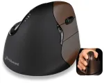 Evoluent VerticalMouse 4 Small - Vertikale Maus - F&uuml;r Rechtsh&auml;nder - optisch - 6 Tasten - kabellos - 2.4 GHz - kabelloser Empf&auml;nger (USB)