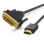 Ugreen 30116 vaizdo kabelio adapteris 1 m DVI HDMI juodas