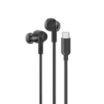 Laidinės ausinės Belkin SoundForm G3H0003HQBK su USB‑C jungtimi ir aktyviu triuk&scaron;mo slopinimu (juodos)