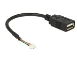 USB laidas DeLOCK 84834 USB 2.0 0,15 m juodas