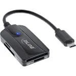 InLine kortelių skaitytuvas USB 3.1 USB-C, SD/SDHC/SDXC, microSD, suderinamas su UHS-II