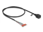 Tinklo kabelis DeLOCK 88005 RJ45 Cat.5e 0,5 m Juodas