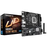 GIGABYTE H610M D3W WIFI6 pagrindinė plok&scaron;tė &ndash; palaiko 14-os kartos Intel Core procesorius, 5+1+1 VRM, iki 5600 MHz DDR4, 1xPCIe 3.0 M.2, Wi-Fi 6, 1GbE LAN, USB 3.2 Gen 1