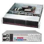 Supermicro SC216 BE1C-R920LPB &ndash; 2U stelažinis korpusas, i&scaron;plėstinis ATX, SATA/SAS, kar&scaron;tai keičiami diskų lizdai, 920 W