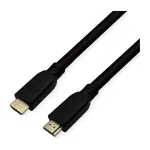 HDMI kabelis ROLINE 11.45.5901 1m HDMI A tipo ki&scaron;tukas &ndash; ki&scaron;tukas juodas