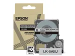 Epson LK-5ABJ matinė juosta &ndash; pilka/juoda 18mm (8m)