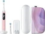 BRAUN Oral‑B iO Series 6 Pink Sand Luxe Edition elektrinis dantų &scaron;epetėlis &ndash; įkraunamas, keli režimai