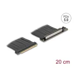 PCI Express 5.0 x16 lizdo prailginimo laidas DELOCK 81289, 20 cm