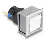Pramoninis ma&scaron;ininis LED indikatorius DELOCK 22058 &mdash; 1 LED, IP40/IP65, AC 250V, 5A, 25&times;42&times;25 mm