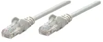 Intellinet tinklo jungiamasis kabelis, Cat5e, 0,25 m, pilkas, CCA, SF/UTP, PVC, RJ45, paauksuoti kontaktai, be užkabinimo, su apsauginiu gaubteliu, viso gyvenimo garantija