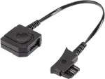 Basetech 1360224 analoginis telefono adapteris, 1x TSS ki&scaron;tukas &ndash; 1x TAE-N/F lizdas, 0,1 m, juodas