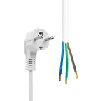 Microconnect MC-PE005SCHW-OE maitinimo laidas Schuko į atvirus galus 5 m baltas