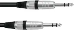 Stereo 6,3 mm (1/4 colio) TRS ki&scaron;tukinis kabelis Omnitronic 3021165K, 6 m
