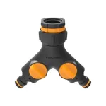 Fiskars 1027061 vandens žarnos jungtis čiaupui Juoda, Oranžinė 1 vnt.