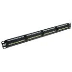 Patch Panel 24 prievadų neekranuotas 45&deg; ACT P24AK1