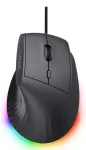 Žaidimų pelė TRUST GXT 145 Rexxa de&scaron;inei rankai USB Type-A 12800 DPI, laidinė, RGB ratukas, juoda