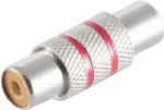 Adapteris ShiverPeaks 57040-MR Cinch (RCA) moteri&scaron;kas&ndash;moteri&scaron;kas metalinis, raudonas